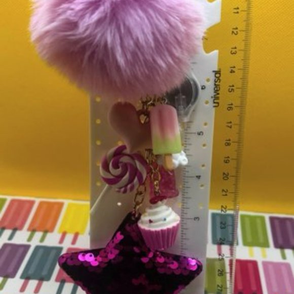 NWOT - Pink Fox Backpack Charm - Picture 11 of 11